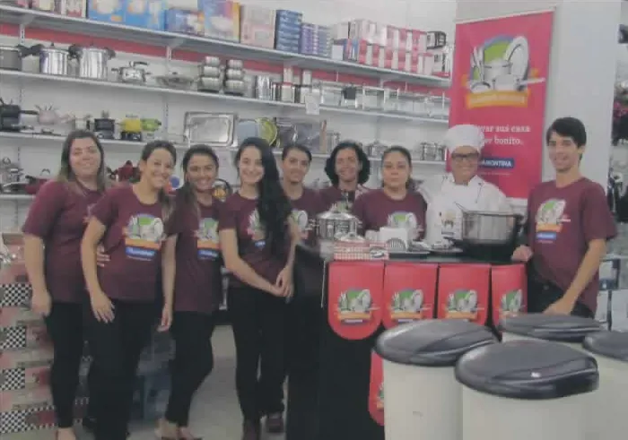 Equipe da loja em 2015