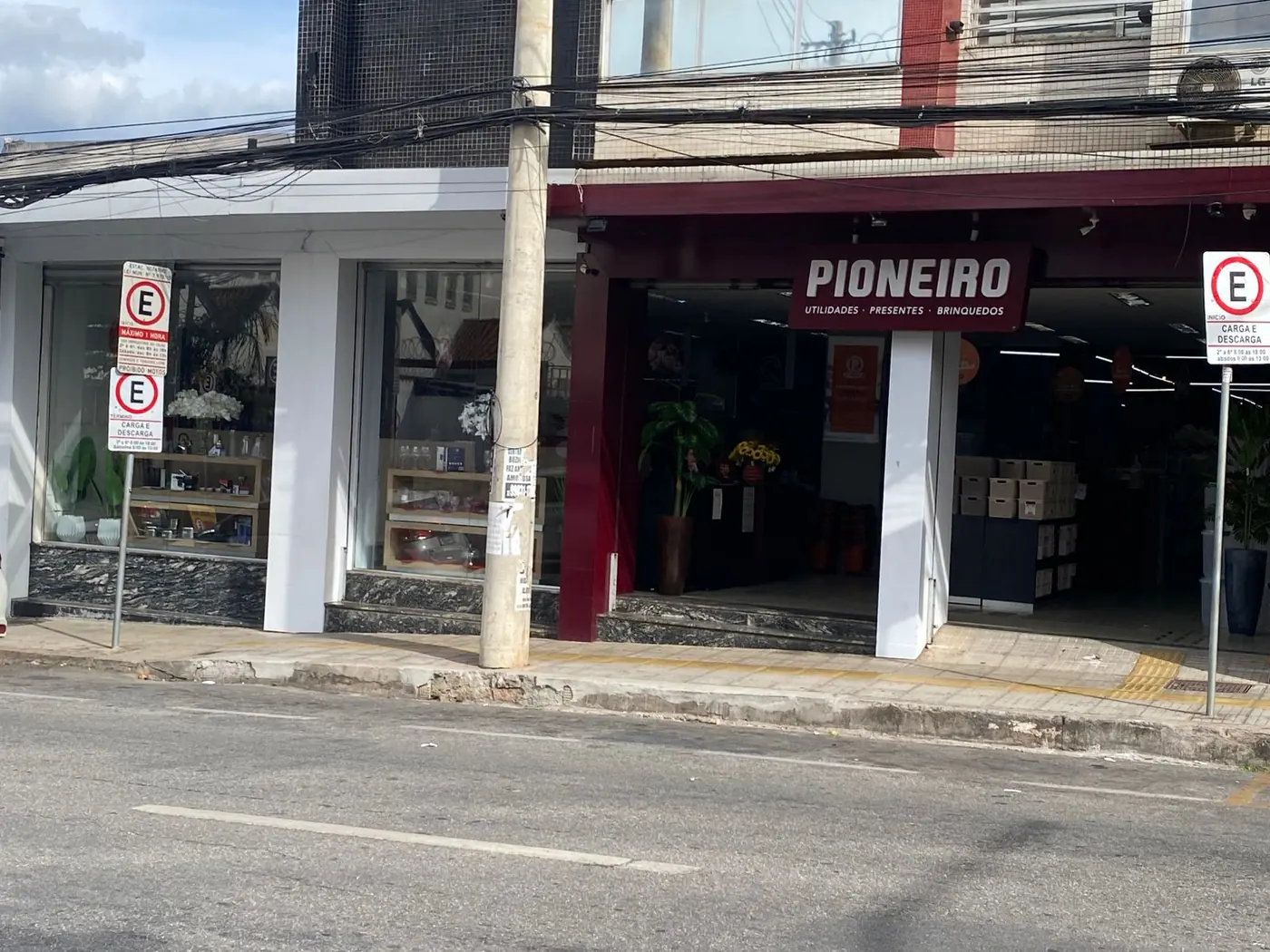Fachada da loja